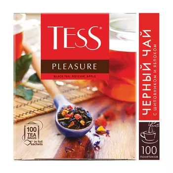 Чай черный Tess Pleasure 100пак