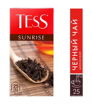 Чай черный Tess Sunrise 25пак