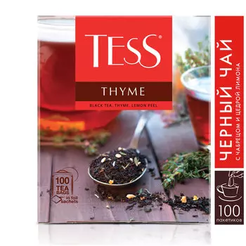 Чай черный Tess Thyme 100пак