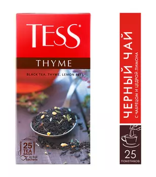 Чай черный Tess Thyme 25пак