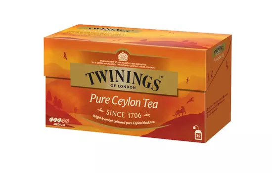 Чай черный Twinings Цейлон 25пак х 2г