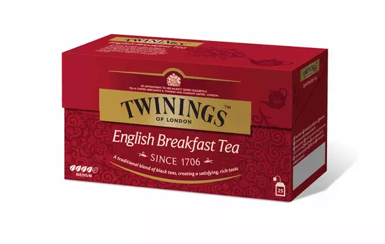 Чай черный Twinings English breakfast 25пак