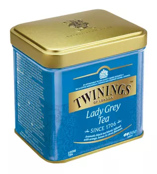 Чай черный Twinings Lady Gray 100г ж/б