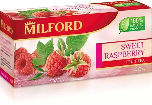 Чай фруктовый Milford Сладкая малина 20пак