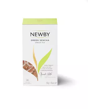 Чай зеленый Newby Green Sencha 25пак