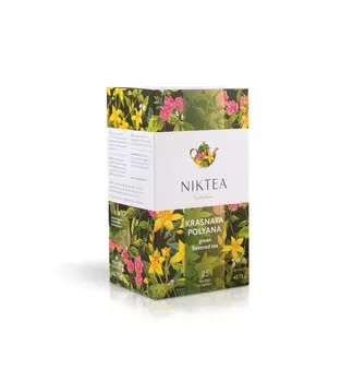 Чай зеленый Niktea Красная Поляна байховый 25пак