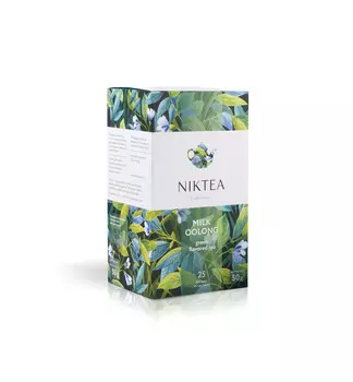 Чай зеленый Niktea Молочный Оолонг с ароматом молока 25пак