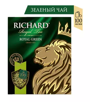 Чай зеленый Richard Royal Green 100пак