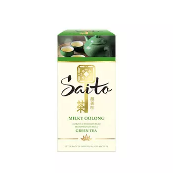 Чай зелёный Saito Milky Oolong 25пак