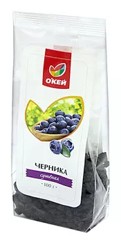 Черника ОКЕЙ сушеная 100г