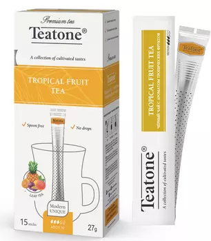 Чай черный Teatone с ароматом тропических фруктов 15шт