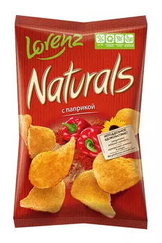 Чипсы картофельные Naturals Паприка 100г