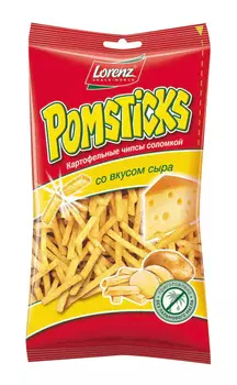 Чипсы картофельные Pomsticks соломкой Сыр 100г