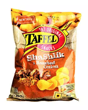 Чипсы картофельные Taffel со вкусом шашлыка 150г