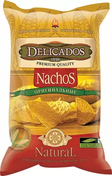 Чипсы кукурузные Nachos Оригинальные 75г Delicados