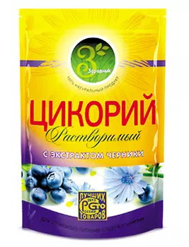 Цикорий Здравник с экстрактом черники 85г пакет