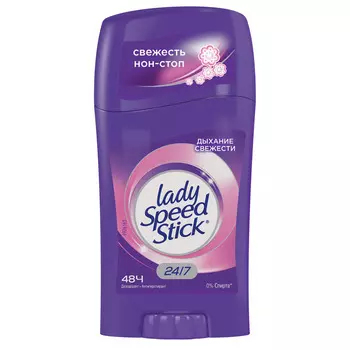Дезодорант-антиперспирант стик женский Lady Speed Stick 24/7 Дыхание свежести 45г