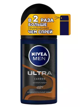 Дезодорант ролик мужской Nivea Ультра Карбон 50мл