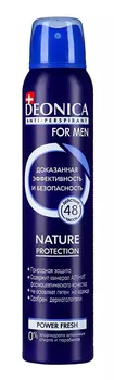 Дезодорант спрей мужской Deonica Nature Protection без AL 200мл