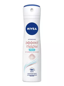 Дезодорант спрей женский Nivea Fresh Эффект Пудры 150мл