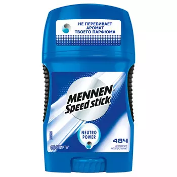 Дезодорант стик мужской Mennen Speed Stick Neutro Power 50г