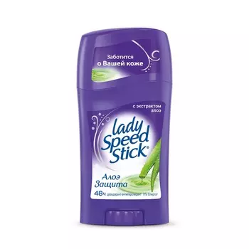 Дезодорант стик женский Lady speed stick Aloe Line д/чувствительной кожи 45г