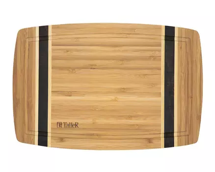 Доска бамбуковая с желобком Taller 39x26x1,9 см
