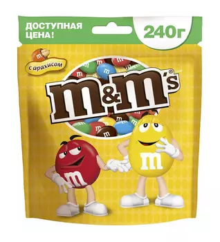 Драже M&amp;M's арахис 240г