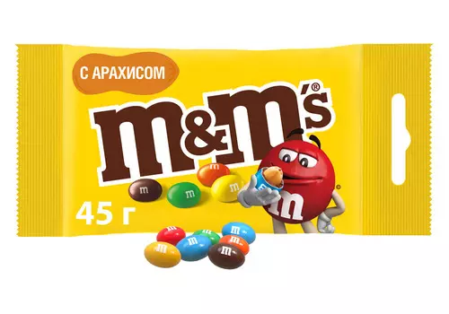 Драже M&amp;M's арахис 45г