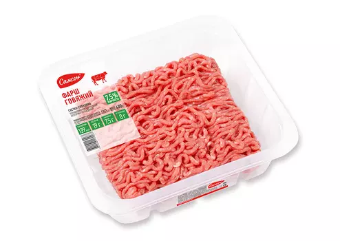 Фарш говяжий охлажденный Самсон 400г