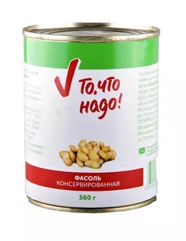 Фасоль белая ТЧН! 360г