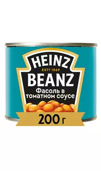 Фасоль Heinz в томатном соусе 200г ж/б