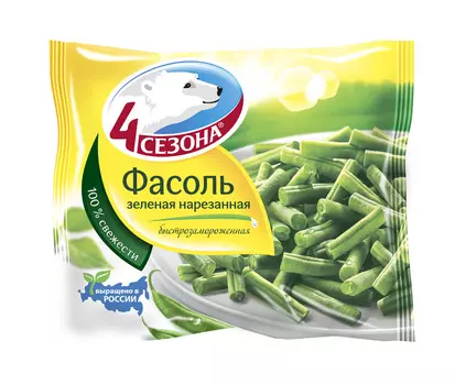 Фасоль стручковая 4 сезона 400г