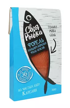 Форель филе-кусок х/к Своя Рыбка 200г в/у