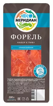 Форель набор к пиву с/с Меридиан 200г