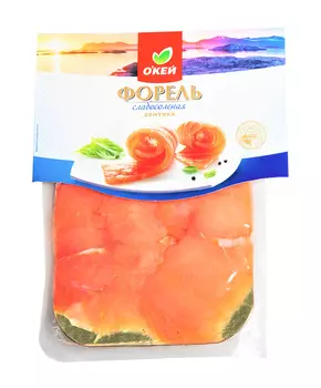Форель ОКЕЙ нарезка с/с 120г в/у