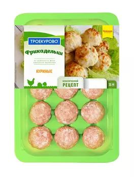 Фрикадельки куриные охлажденные Троекурово 300г