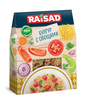 Гарнир Raisad булгур с овощами 200г