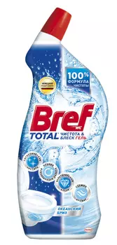 Гель чистящий д/унитаза Bref океан 700мл