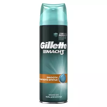Гель д/бритья мужской Gillette Mach3 мягкость 200мл