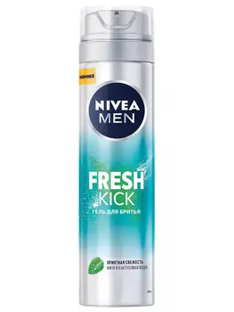 Гель д/бритья Nivea Fresh Kick 200мл