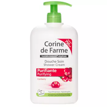Гель д/душа Corine de Farme Клюква 750мл