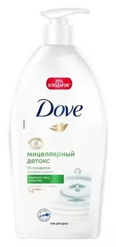 Гель д/душа Dove мицеллярный детокс 750мл
