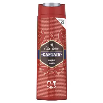 Гель д/душа мужской Old spice Captain 400мл
