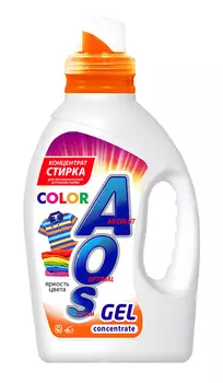Гель д/стирки AOS Color, 1300г