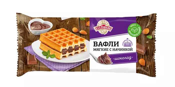Гофры Аладушкин Шоколад 108г