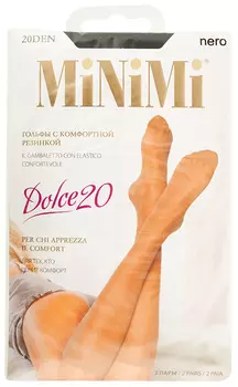 Гольфы Minimi DOLCE 20 2 пары Nero 0