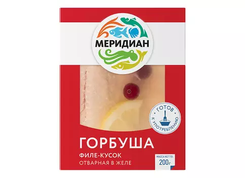 Горбуша отварная в желе Меридиан 200г