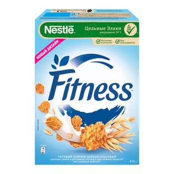 Готовый завтрак Nestle Fitness из цельной пшеницы 410г