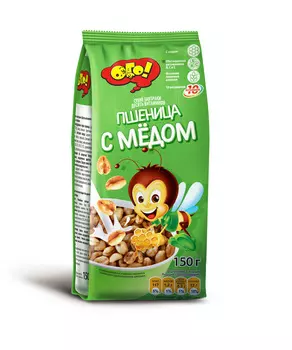 Готовый завтрак Ого! Пшеница с медом 150г